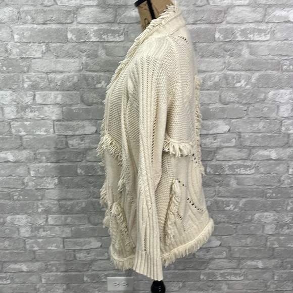 Anthropologie Rosie Neira Rima Fringed Cardigan - Picture 3 of 9